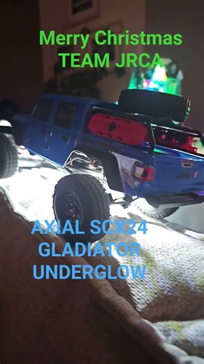 AXIAL SCX24 GLADIATOR CHRISTMAS UNDERGLOW #rc