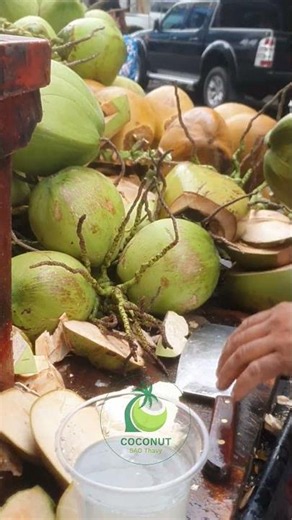 Best Coconut Cutting Skill