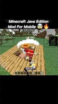 This Java Edition Mod Will Change MCPE Forever! 🤯(100% Must Try #minecraft #gaming