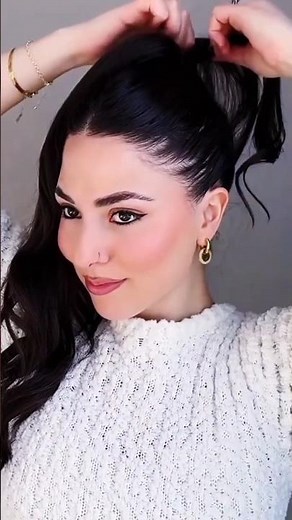 Ponytail hairstyle🎀#viral #hairhacks #shorts ‪@LuxyHair‬