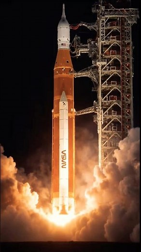 🚀 NASA’s SLS Rocket Launch to Space | Epic Deep Space Mission to the Moon Beyond