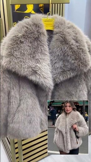 Winter Plush Coat Fashion Warm Thicken Fluffy Lapel Jacket Outwear Casual Long Sleeve Tops Women