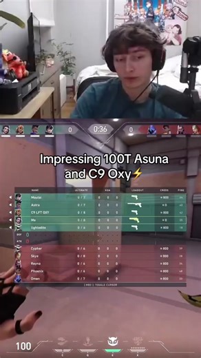 Valorant Light Edits Featuring 100T Asuna and C9 Oxy