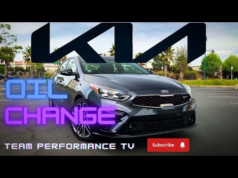 HOW TO DO AN OIL CHANGE ON A 2019-2023 KIA FORTE GT2 !
