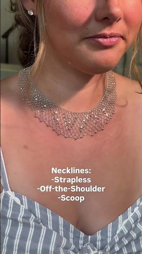 How to Choose the Perfect Necklace for Your Wedding Dress