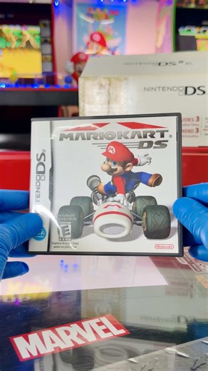 Mario Kart DS | November 14, 2005 | Nintendo DS . Nintendo DSi XL Super Mario Bros. 25th Anniversary Edition . Happy Mar10 Day! 🍄 🦖 💫 . #MarioKartDS #MarioKart #Mar10Day #RetroGames #RetroGaming