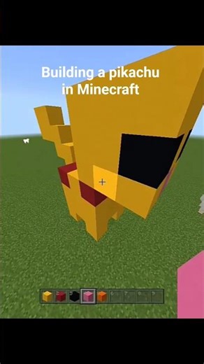 Pikachu build minecraft #shorts#minecraftshorts #pikachu