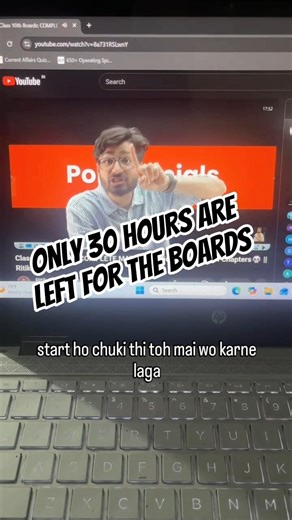 Only 30 hours are left for the boards 🙀😿 #cbse #class10 #motivation #productive #study #students