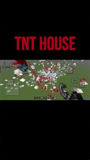 Tnt biggest house explosion in Minecraft 😮