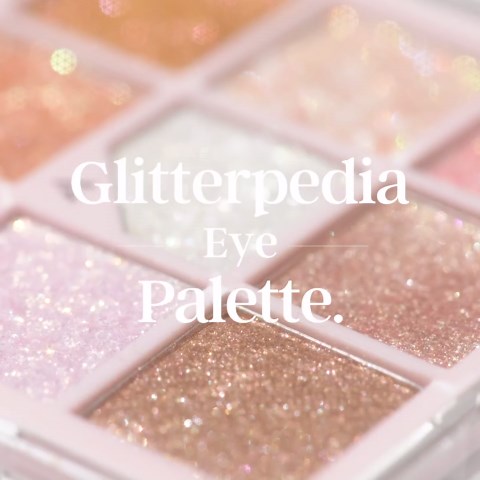 UNLEASHIA Glitterpedia Eye Shadow Palette NO1 - Shimmer Eyeshadow Palette with Versatile Glitter Textures - Eye Makeup Palette for Brown Eyes, Blue Eyes - Paletas de Sombras para Ojos