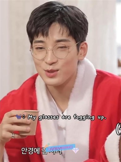 the struggle of wonwoo wearing glasses 😭😂👓 #seventeen #wonwoo #GOING_SVT