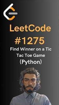 LeetCode#1275 Find Winner on a Tic Tac Toe Game - Python