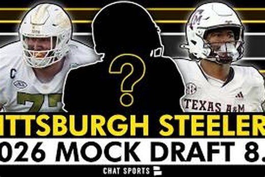 2026 Steelers Mock Draft 8.0: Pittsburgh Adds KC Concepcion, Emmanuel McNeil-Warren and QB Behren Morton