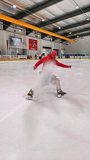 Freestyle Ice Skating Tricks at Tamworth Snowdome