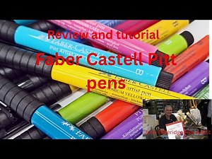 Faber Castell Pitt pens ~ Review and tutorial