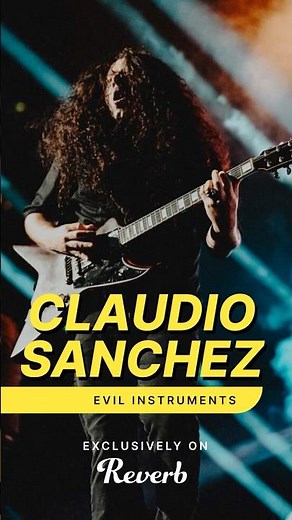 New Claudio Sanchez Jackhammer guitars just dropped!👀 Go to reverb.com/jackhammer #guitar #musician