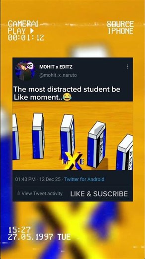 the most distracted student be Like..😱😳 episode 1