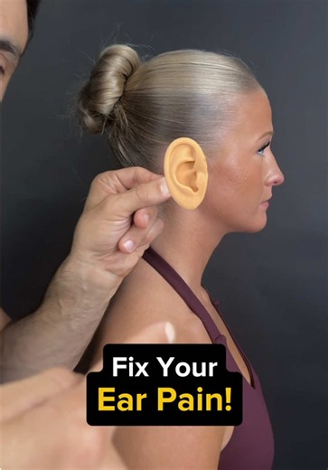 🔥 Ear pain, but your ear doctor says everything looks normal? The problem might actually be coming from your JAW or NECK! Your ear shares sensory nerve pathways with your jaw and upper neck, meaning irritation in one area can sometimes cause pain that feels like it's coming directly from your ear. 💡 Here's what's happening: ⚡ Upper ear pain → Auriculotemporal nerve This nerve comes from the trigeminal nerve near your jaw and provides sensation around the TMJ, upper ear, and temple. Irritation 