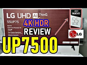 SMART TV LG UP7500 4K HDR: REVIEW COMPLETA ¿VALE LA PENA?