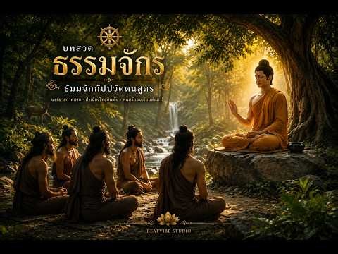 บทสวดธรรมจักร 9 จบ | สำเนียงไทย-อินเดีย | เสียงสวดเพื่อสมาธิ สงบใจ ผ่อนคลาย | Ambient Meditation