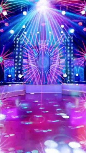 Neon Light Stage Show 💜 | DJ Party Vibes | LED 3D Background | Trending Light Design 2025