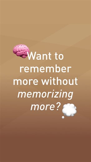 Want to remember anything faster? Try the Link Method—a memory trick where you create a vivid, mental story connecting each item you want to remember. Tell us how you would link the 4 things at the end of the video! The weirder, the better.
