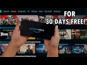 Free Amazon Prime Video! How to Get Your 30 Day Trial