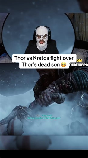 Kratos vs Thor fight #godofwar #gow #kratos #godofwarragnarok #wraiththesteppa