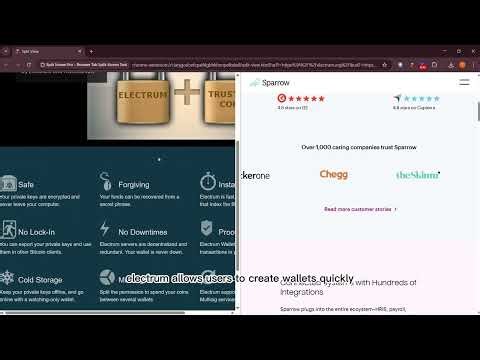 Sparrow VS Electrum: What's the Difference?
