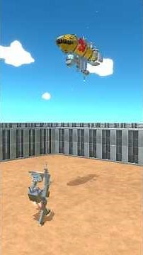 Airship vs. Gundam! - Age Of Warbots #shorts