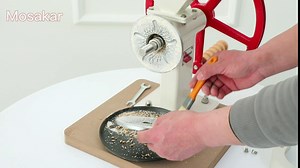 Manual Hand Grain Mill. Corn Wheat Flour Grinder. Masa Peanut Butter Maker. Stainless Steel Burrs