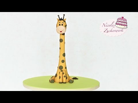 Süße Fondant Giraffe I Easy Cake Topper I Nicoles Zuckerwerk