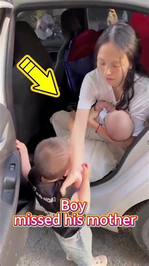 Boy has to separated from his mom