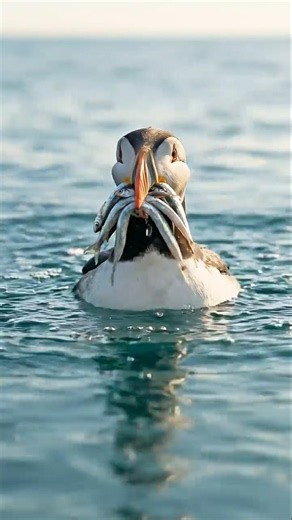 How Does a Puffin Catch a Beak Full of Fish? 🐟