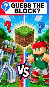 Minecraft Guess the Block w/ @EdgarASYT @EdgarGaming05 #minecraft #minecraftshorts