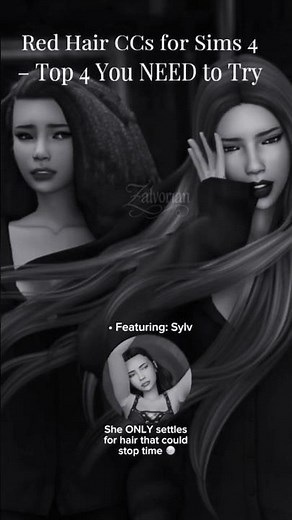 Top 4 Red Hair CCS for Sims 4 that You NEED to Try! #sims4 #gaming #newyear