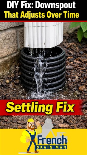 DIY Fix: Downspout That Adjusts Over Time