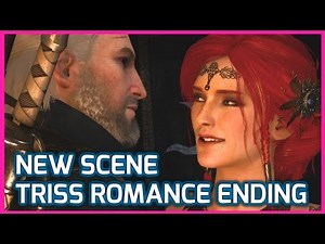 Witcher 3 ► NEW TRISS ROMANCE ENDING Scene (I Love You), Patch 1.10