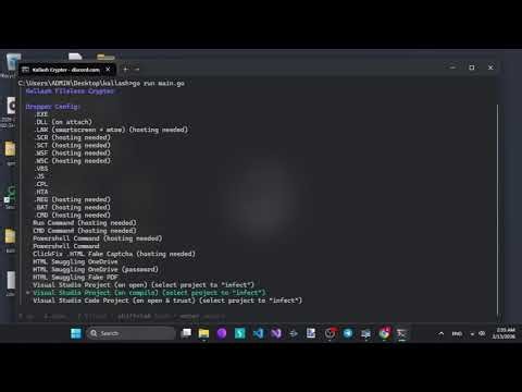 Kallash Fileless FUD Crypter AMSI Bypass & ETW Patching