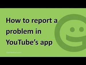 How to report a problem on YouTube’s app