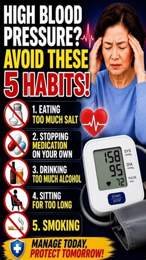 5 Habits to Avoid If You Have High Blood Pressure