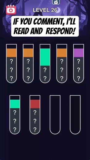 Water Sort Puzzle | Level 26 #youtubeshorts #gaming #puzzle