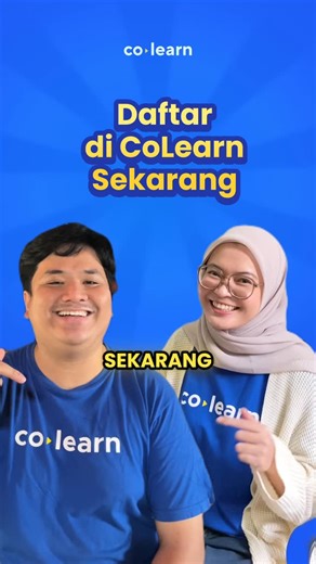 Bimbel Online Matematika on Instagram: "Sekolah sudah mulai, tapi anak belum daftar bimbel. Pilihan ada banyak, tapi enaknya daftar di mana ya? CoLearn bisa jadi solusinya. Bersama CoLearn, anak akan belajar bersama guru profesional yang siap membantu anak punya fondasi matematika yang baik. Bukan cuma kasih cara cepat, tapi benar-benar mengajarkan konsep secara mendalam. Di CoLearn juga ada Fitur Tutor, yang bisa diakses 24 jam sehari. Fitur tutor ini tidak hanya menjawab pertanyaan anak. Tapi,