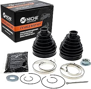 NICHE Front CV Axle Boot Kit for Kawasaki 2020-2023 Mule PROFXT KAF820