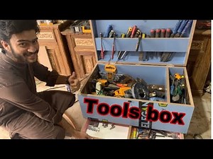 How to make tool box using plywood cut pieces.wooden tool box 📦#toolbox #carpentrywork