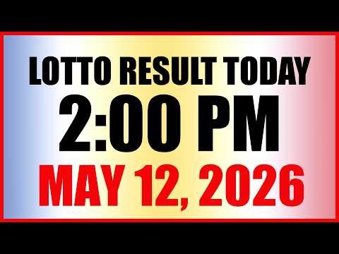 Lotto Result Today 2pm Draw May 12, 2026 Swertres Ez2 PCSO