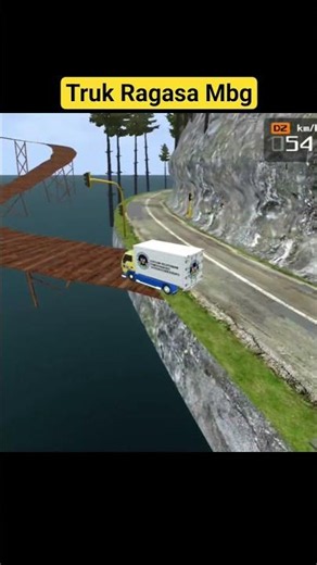 Truk Mbg Melewati jembatan kayu extreme#bussid#mbg#automobile#games#gaming#gameplay#fypシ