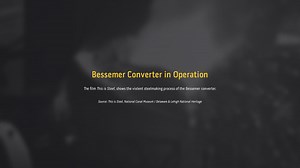 Bessemer Converter in Operation