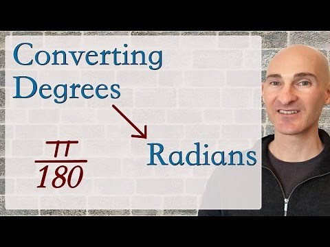 Converting Degrees to Radians