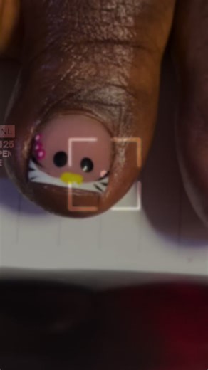 Natural toe nails painted and drawing from scratch to finish You can always style your natural nails on it own
